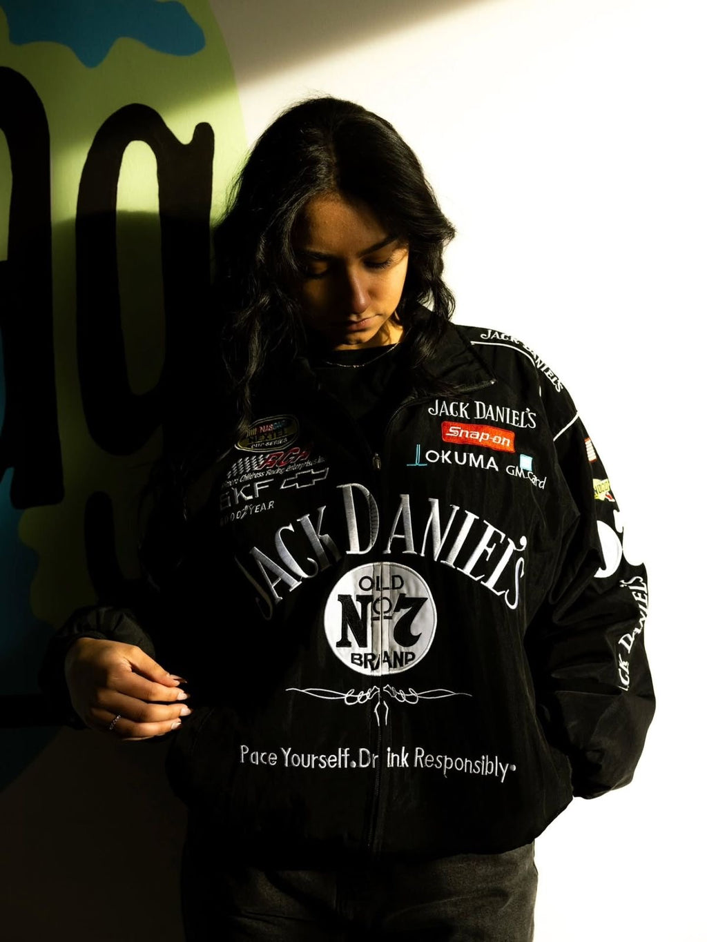 JACK DANIEL'S RACING JACKET(BLACK)